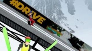 滑雪冲刺跳跃截图